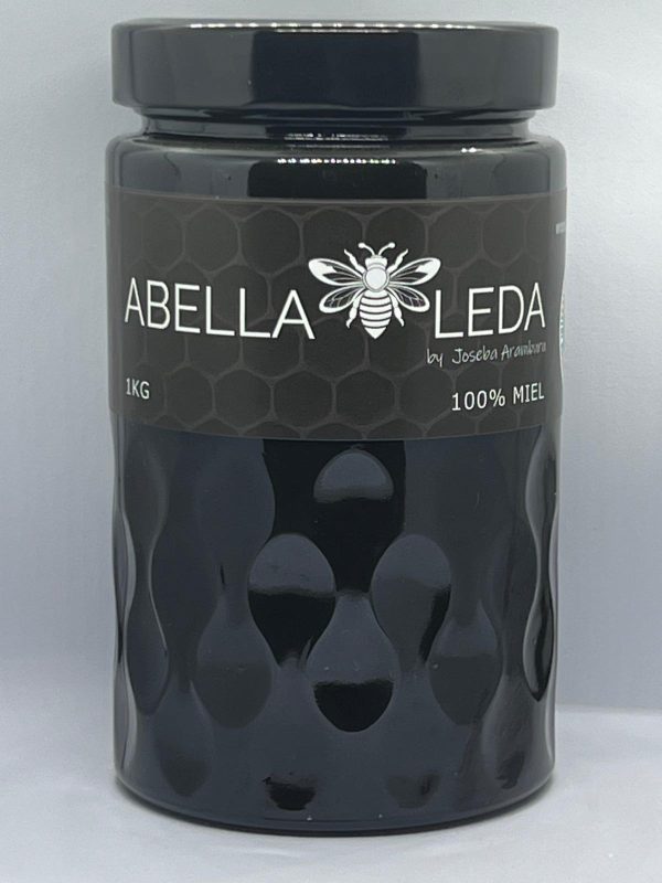 tarro apiari con etiqueta de abellaleda
